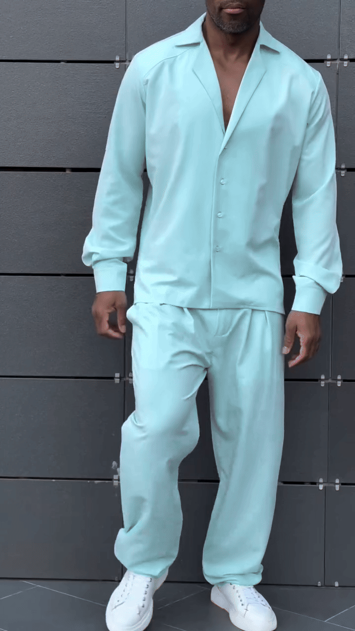 Men's Fall Texture Corduroy Solid Color