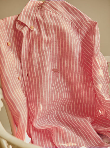 Men’s Striped Linen Duo