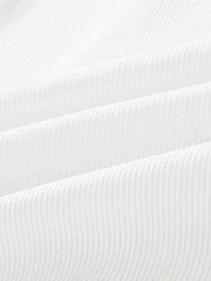 Men's Fall Texture Corduroy Solid Color