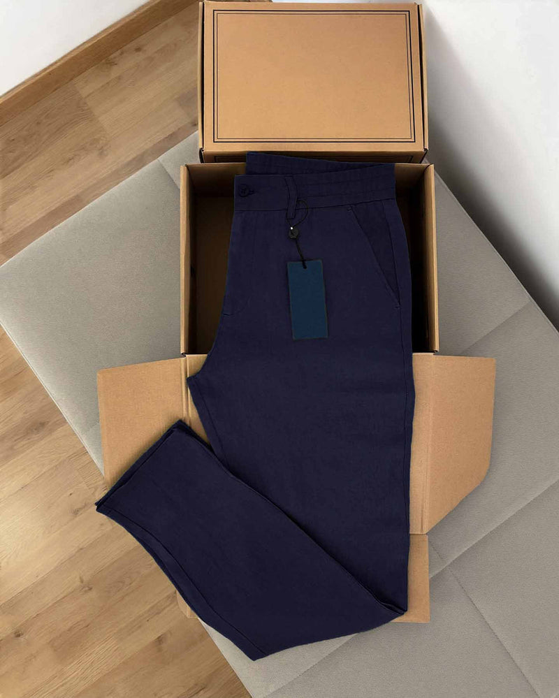 Men Linen Trousers
