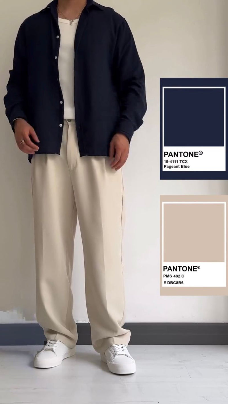 Essential Shirt & Tapered Trouser Set