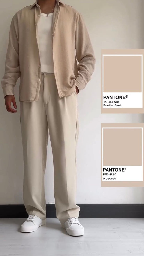 Essential Shirt & Tapered Trouser Set