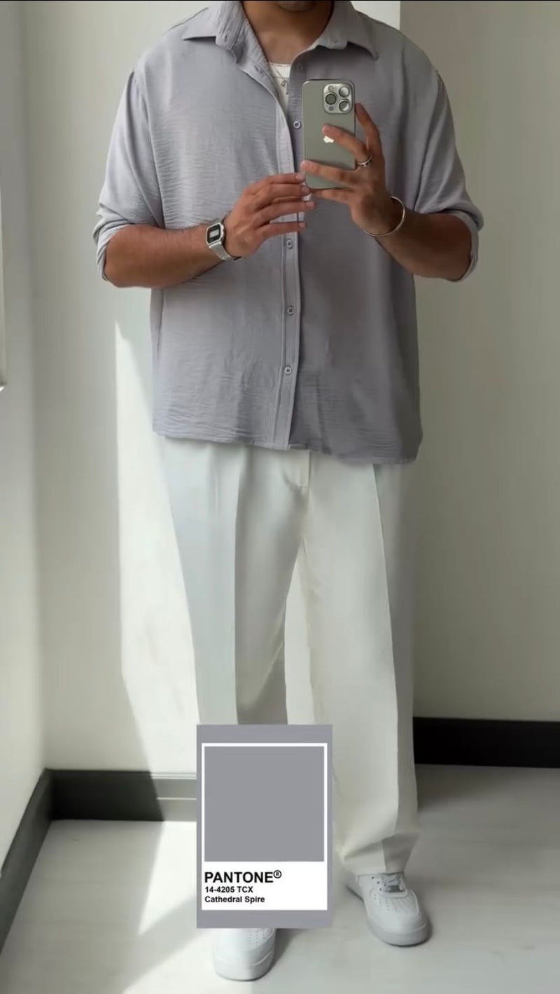 Essential Shirt & Tapered Trouser Set