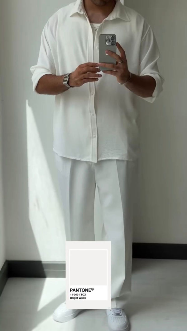 Essential Shirt & Tapered Trouser Set