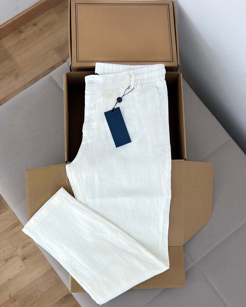 Men Linen Trousers