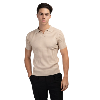 Premium Ribbed Polo Shirt