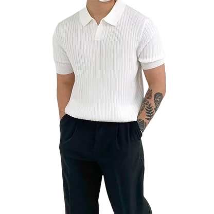 Premium Ribbed Polo Shirt
