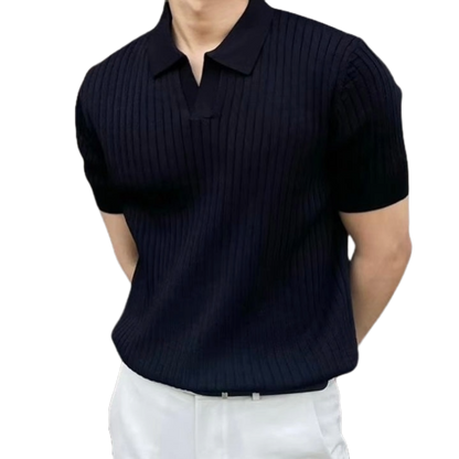 Premium Ribbed Polo Shirt