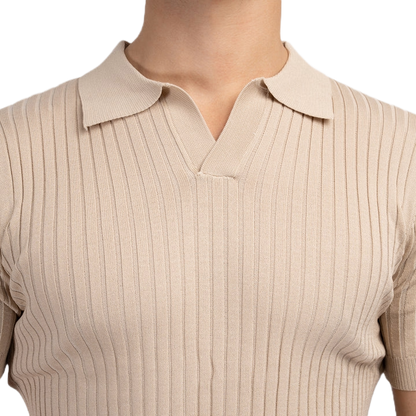 Premium Ribbed Polo Shirt