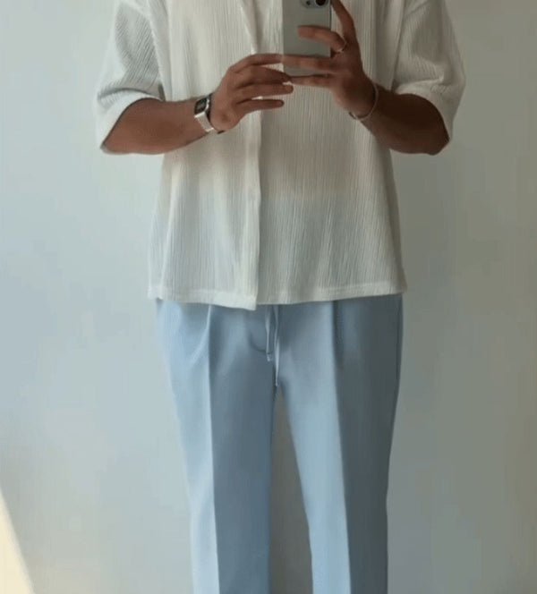 Pleated Linen Co-ord Set