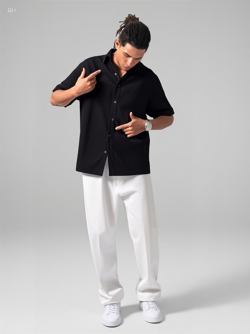 Pleated Linen Co-ord Set